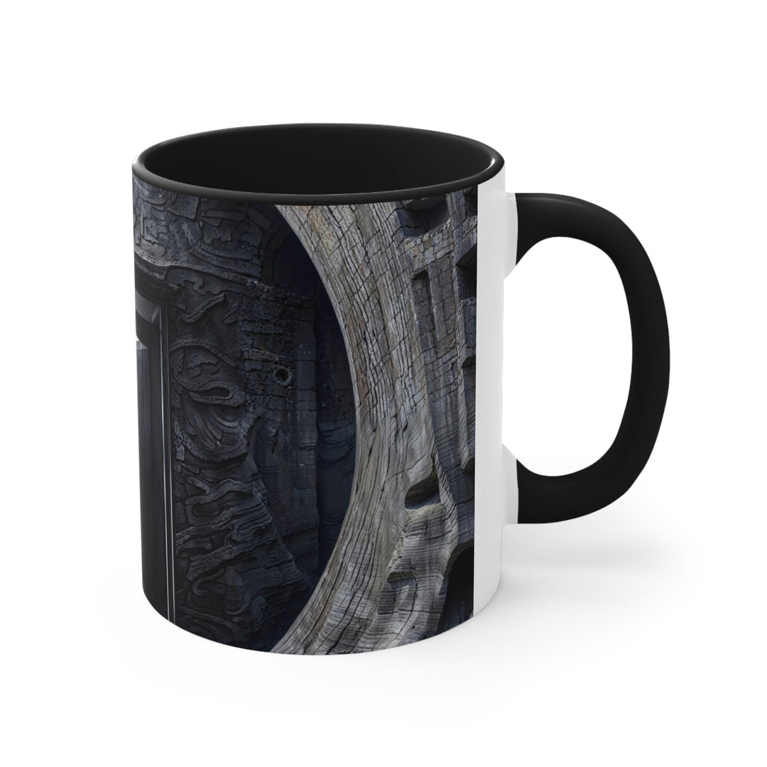 Ancient Gateway Contrast - Accent Coffee Mug - Mug - g(0D·IO) - Pink - 11oz -