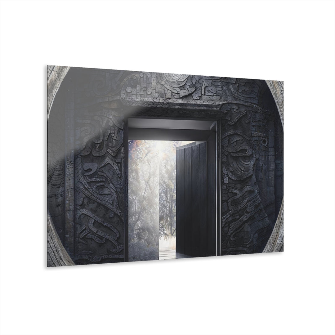 Ancient Gateway Contrast - Acrylic Prints (French Cleat Hanging) - Home Decor - g(0D·IO) - 36" x 24" (Horizontal) - 0.25'' -