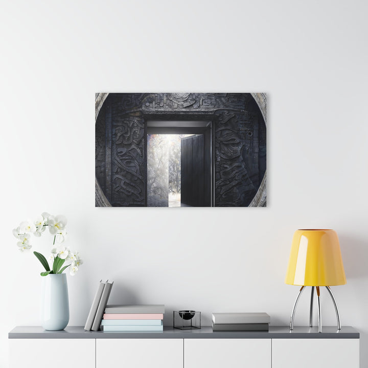 Ancient Gateway Contrast - Acrylic Prints (French Cleat Hanging) - Home Decor - g(0D·IO) - 24" x 36" (Vertical) - 0.25'' -