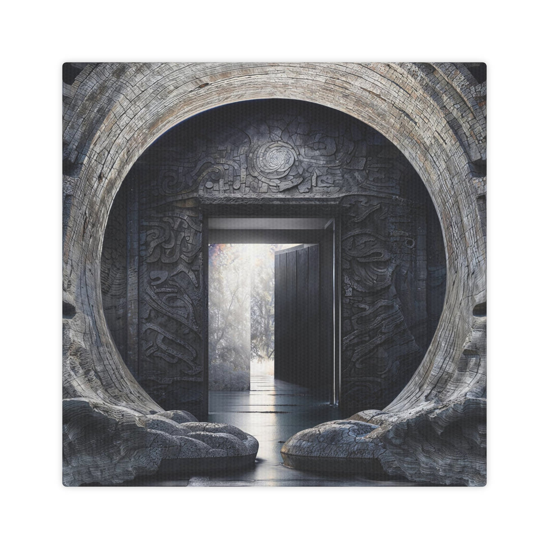 Ancient Gateway Contrast - Canvas Photo Tile - Canvas - g(0D·IO) - 8" x 8" (Square) - 0.5" -