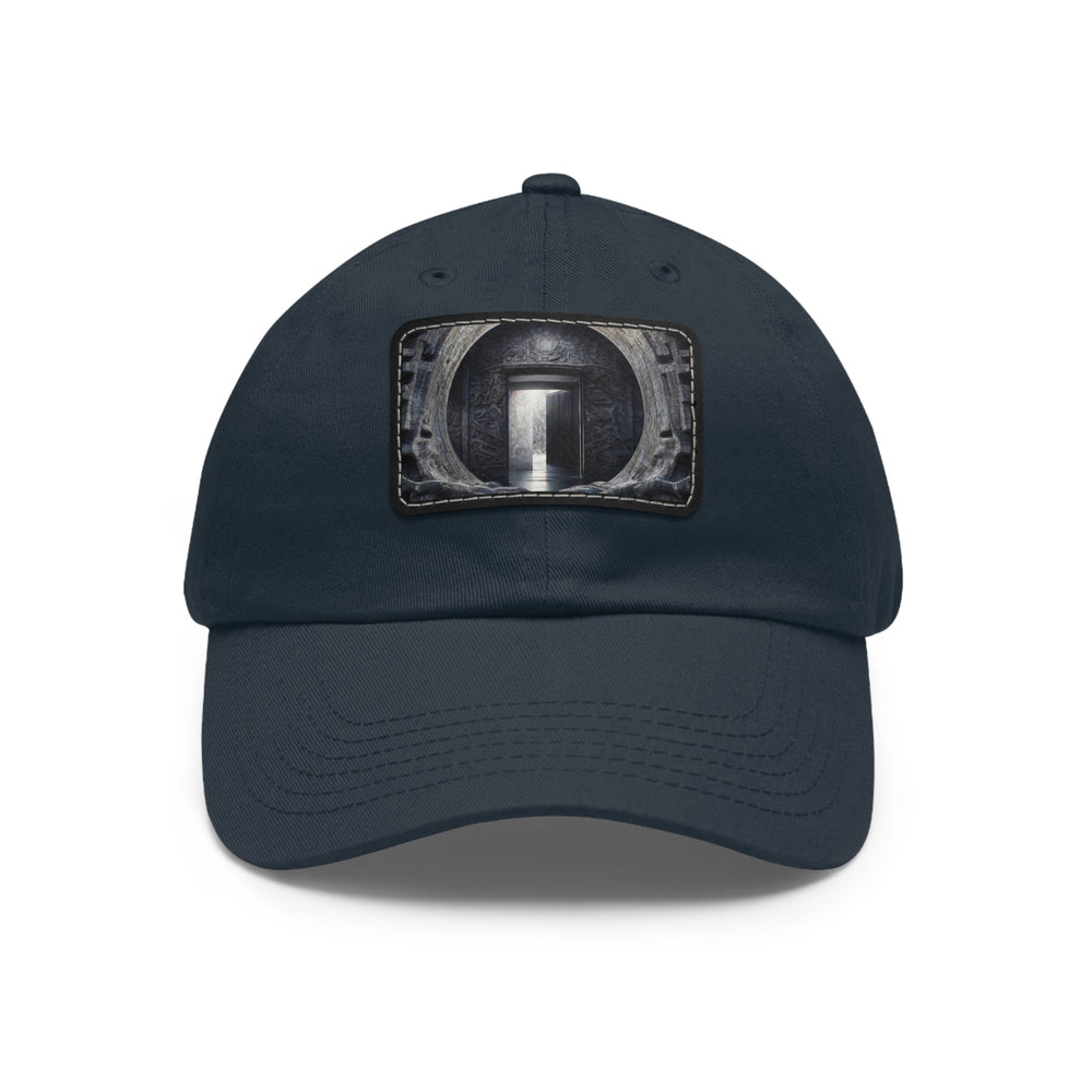 Ancient Gateway Contrast - Dad Hat - Hats - g(0D·IO) - Navy / Black patch - Rectangle - One size