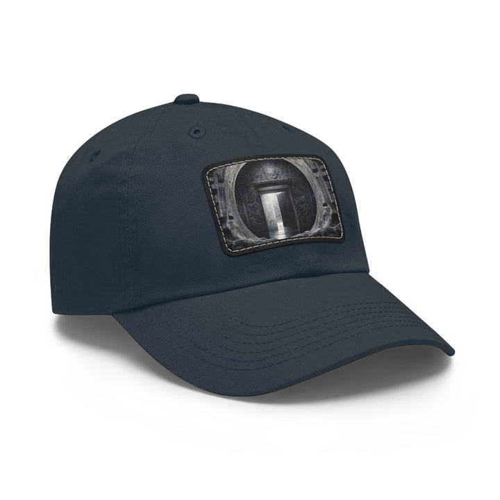 Ancient Gateway Contrast - Dad Hat - Hats - g(0D·IO) - White / Black patch - Rectangle - One size