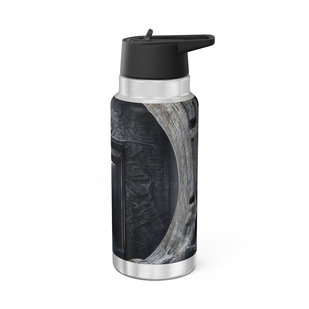 Ancient Gateway Contrast - Gator Tumbler 32oz - Mug - g(0D·IO) - Silver - 32oz -