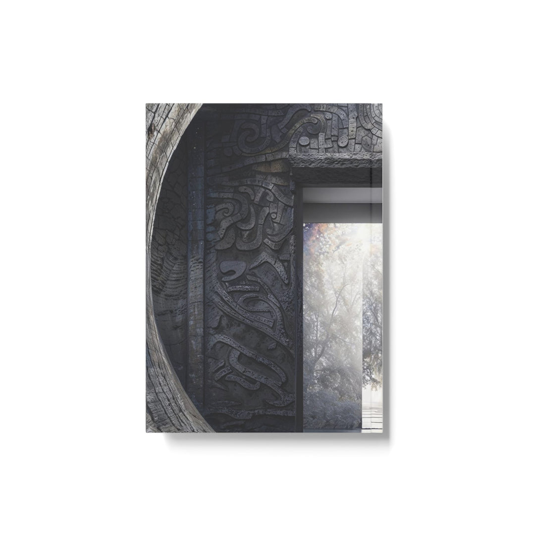 Ancient Gateway Contrast - Hard Backed Journal - Paper products - g(0D·IO) - Graph - A5 - White