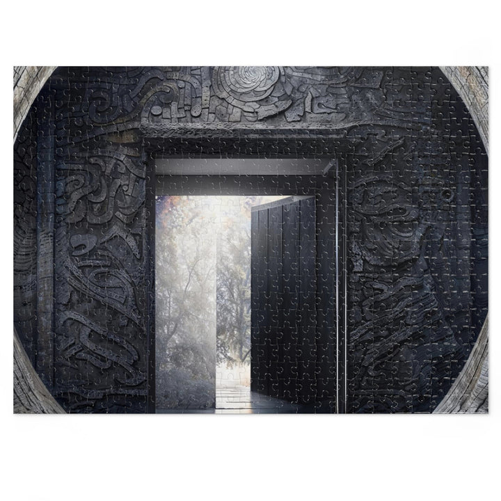 Ancient Gateway Contrast - Jigsaw Puzzle (100, 252, 500, 1000 pieces) - Puzzle - g(0D·IO) - 20.5" × 15" (500 pcs) - -