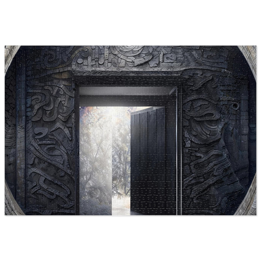 Ancient Gateway Contrast - Jigsaw Puzzle (100, 252, 500, 1000 pieces) - Puzzle - g(0D·IO) - 29.25" × 19.75" (1000 pcs) - -