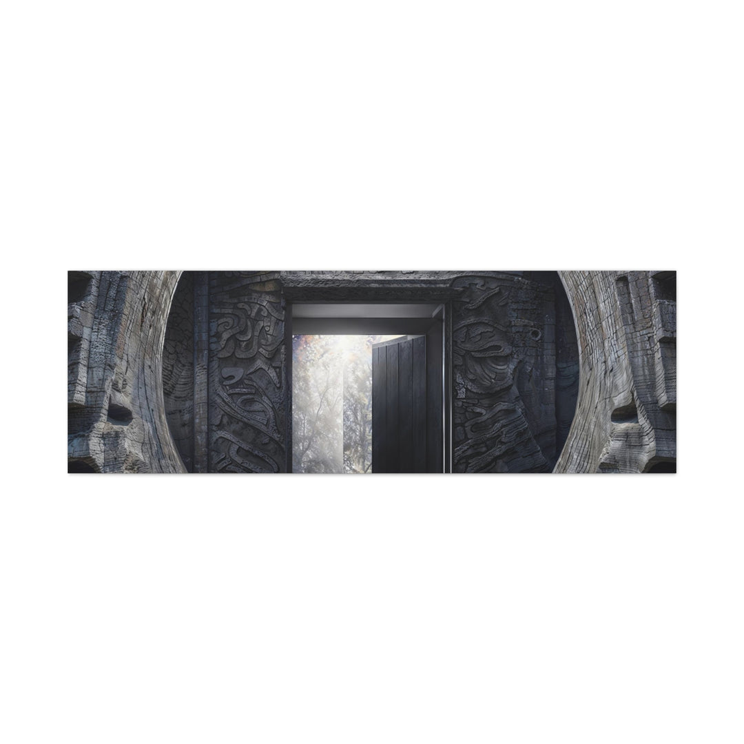 Ancient Gateway Contrast - Matte Canvas Print 1.25" - Canvas - g(0D·IO) - 60" x 20" (Horizontal) - 1.25" -