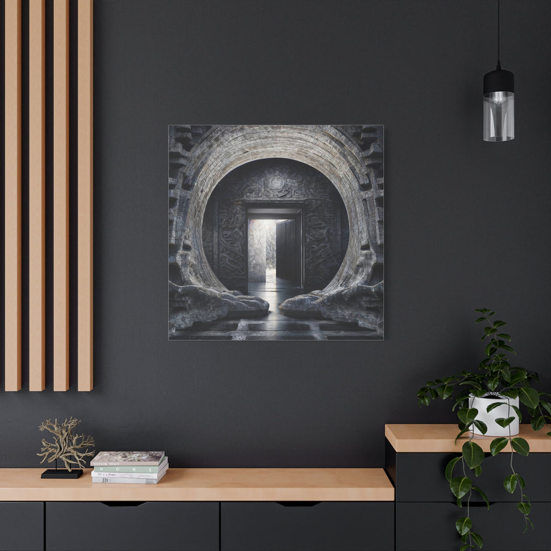 Ancient Gateway Contrast - Matte Canvas Print 1.25" - Canvas - g(0D·IO) - 36" x 36" - 1.25" -