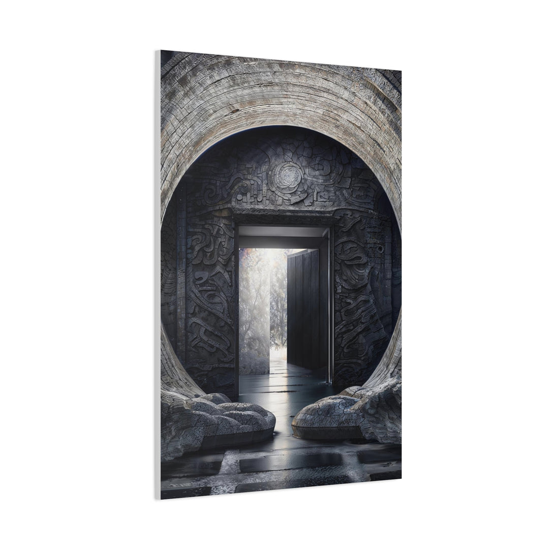 Ancient Gateway Contrast - Matte Canvas Print 1.25" - Canvas - g(0D·IO) - 36" x 36" - 1.25" -