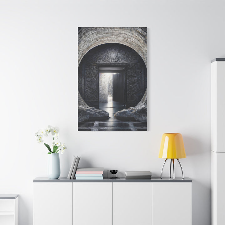 Ancient Gateway Contrast - Matte Canvas Print 1.25" - Canvas - g(0D·IO) - 36" x 36" - 1.25" -