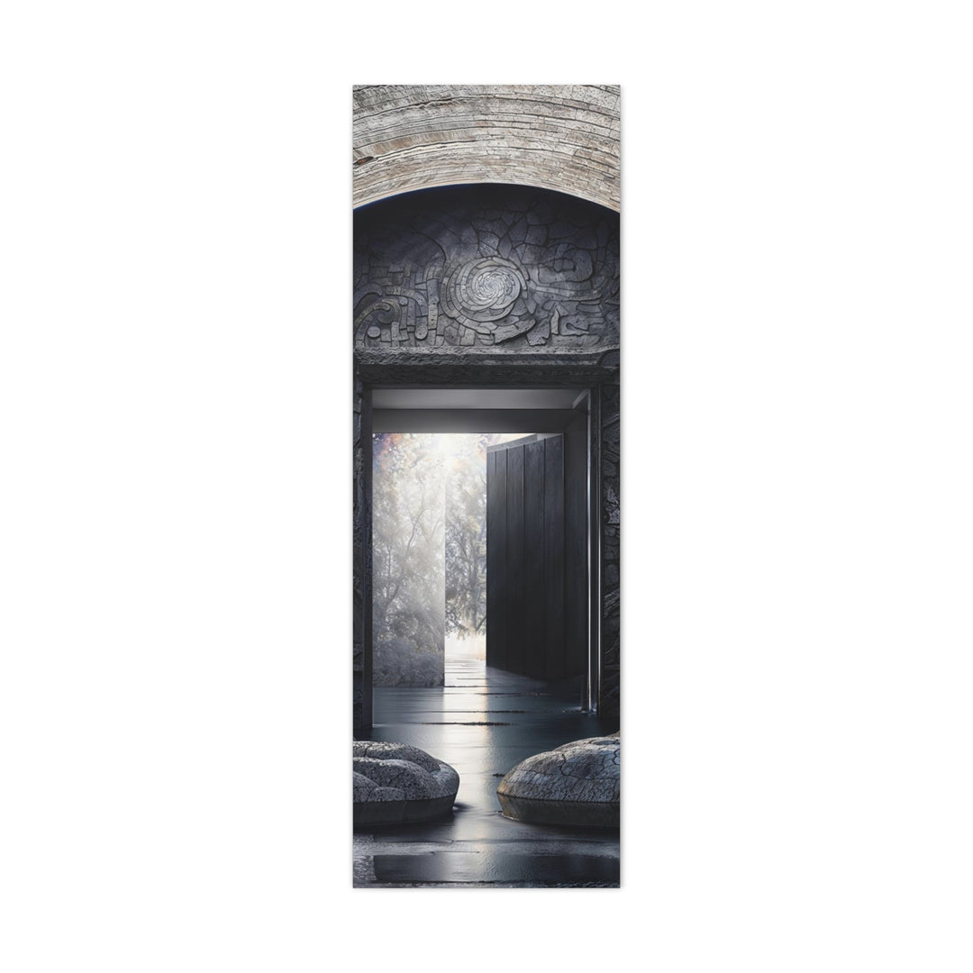 Ancient Gateway Contrast - Matte Canvas Print 1.25" - Canvas - g(0D·IO) - 16" x 48" (Vertical) - 1.25" -