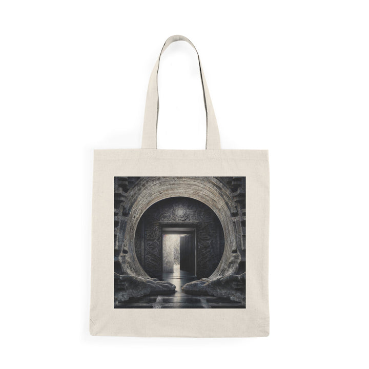 Ancient Gateway Contrast - Natural Tote Bag - Bags - g(0D·IO) - 15" x 16" - Natural -