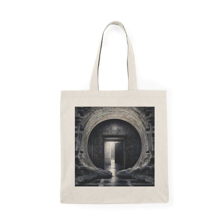 Ancient Gateway Contrast - Natural Tote Bag - Bags - g(0D·IO) - 15" x 16" - Natural -