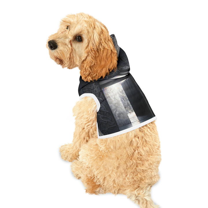 Ancient Gateway Contrast - Pet Hoodie - Pets - g(0D·IO) - XXS - Black Rib -