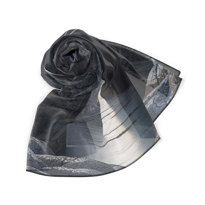 Ancient Gateway Contrast - Poly Scarf - Accessories - g(0D·IO) - Poly chiffon - 50" × 50" -