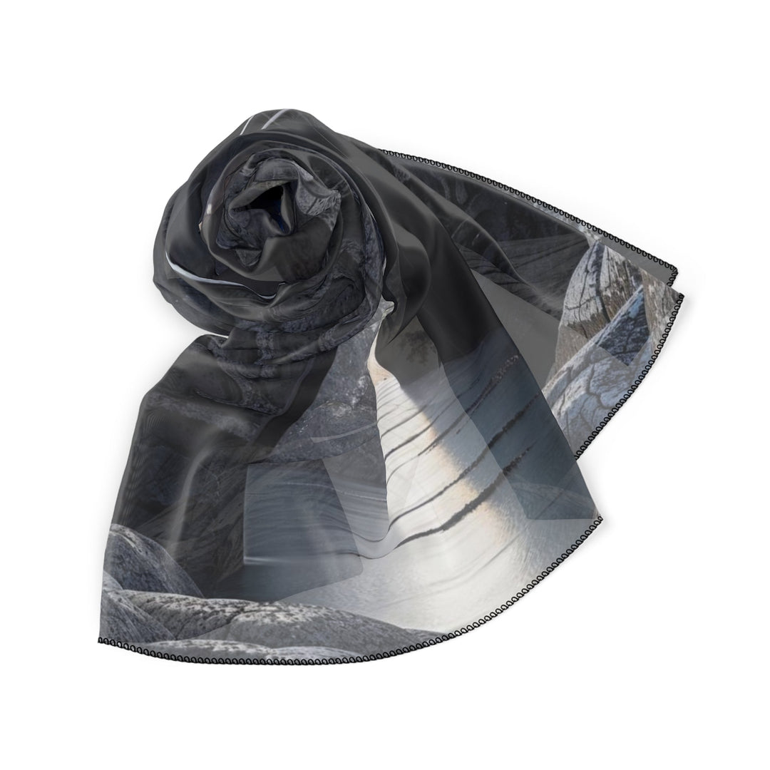 Ancient Gateway Contrast - Poly Scarf - Accessories - g(0D·IO) - Poly chiffon - 50" × 50" -