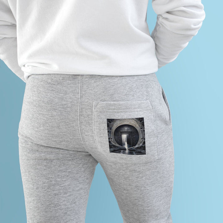 Ancient Gateway Contrast - Premium Fleece Joggers - Trousers - g(0D·IO) - Charcoal Heather - M -