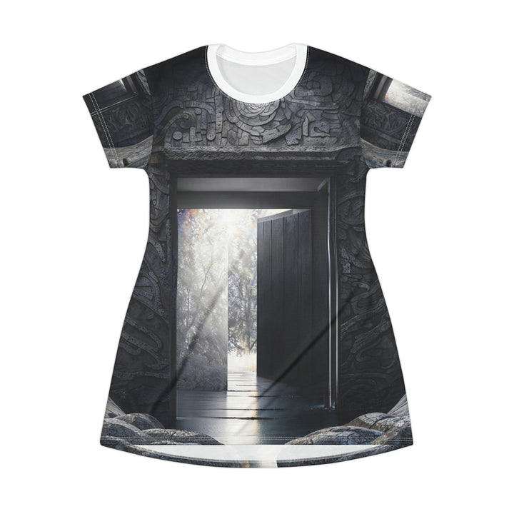 Ancient Gateway Contrast - T-Shirt Dress - All Over Prints - g(0D·IO) - XS - -