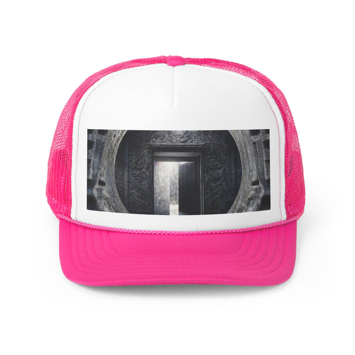 Ancient Gateway Contrast - Trucker Hat - Hats - g(0D·IO) - Pink - One size -