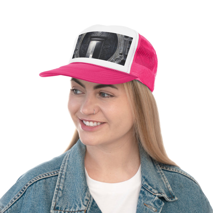 Ancient Gateway Contrast - Trucker Hat - Hats - g(0D·IO) - Pink - One size -