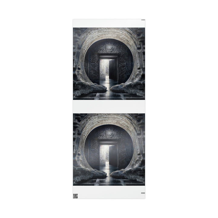 Ancient Gateway Contrast - Wrapping Paper - Home Decor - g(0D·IO) - 30'' x 72'' - Glossy -