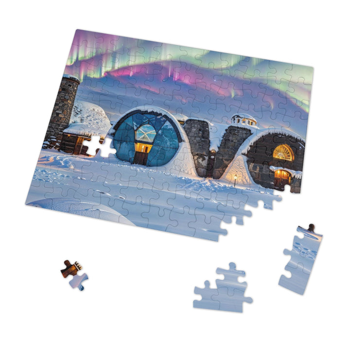 Auroral Arctic Abodes - Jigsaw Puzzle (100, 252, 500, 1000 pieces) - Puzzle - g(0D·IO) - 29.25" × 19.75" (1000 pcs) - -