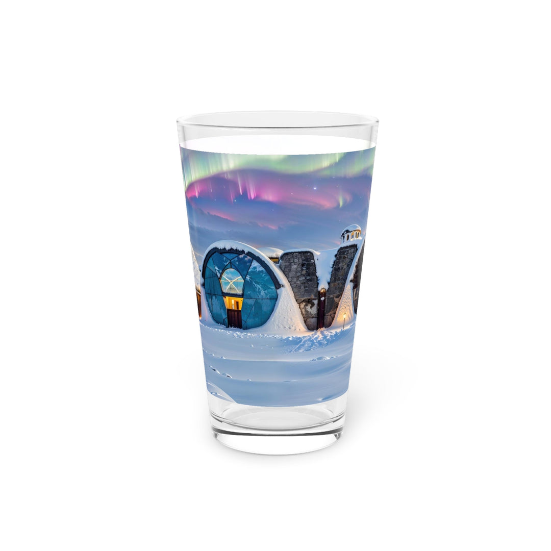 Auroral Arctic Abodes - Pint Glass - Mug - g(0D·IO) - 16oz - -