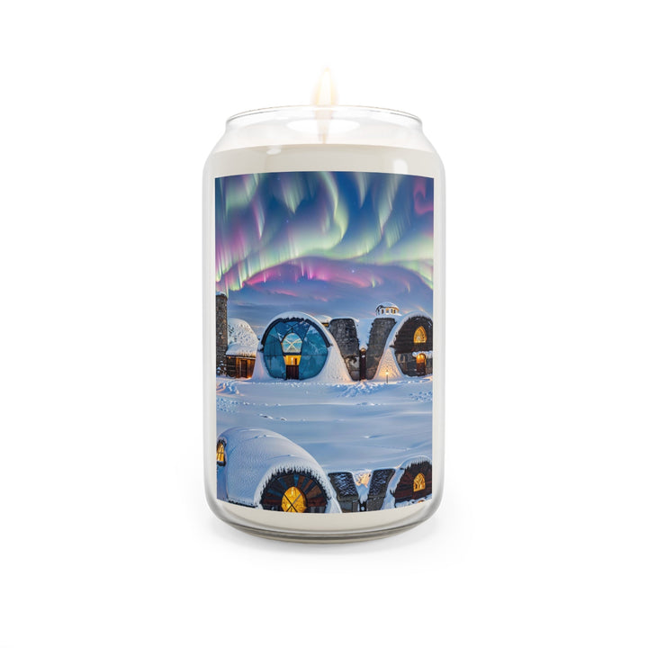 Auroral Arctic Abodes - Scented Candle - Home Decor - g(0D·IO) - Comfort Spice - 13.75oz -