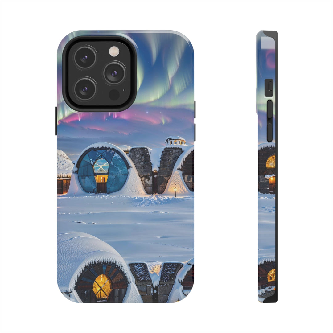 Auroral Arctic Abodes - Tough Phone Case - Phone Case - g(0D·IO) - iPhone 14 Pro Max - -