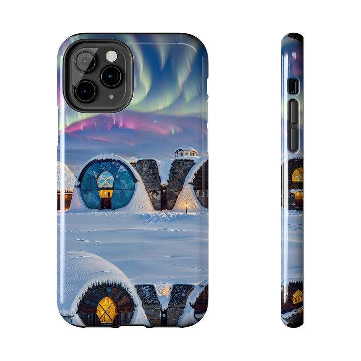 Auroral Arctic Abodes - Tough Phone Case - Phone Case - g(0D·IO) - iPhone 11 Pro - -