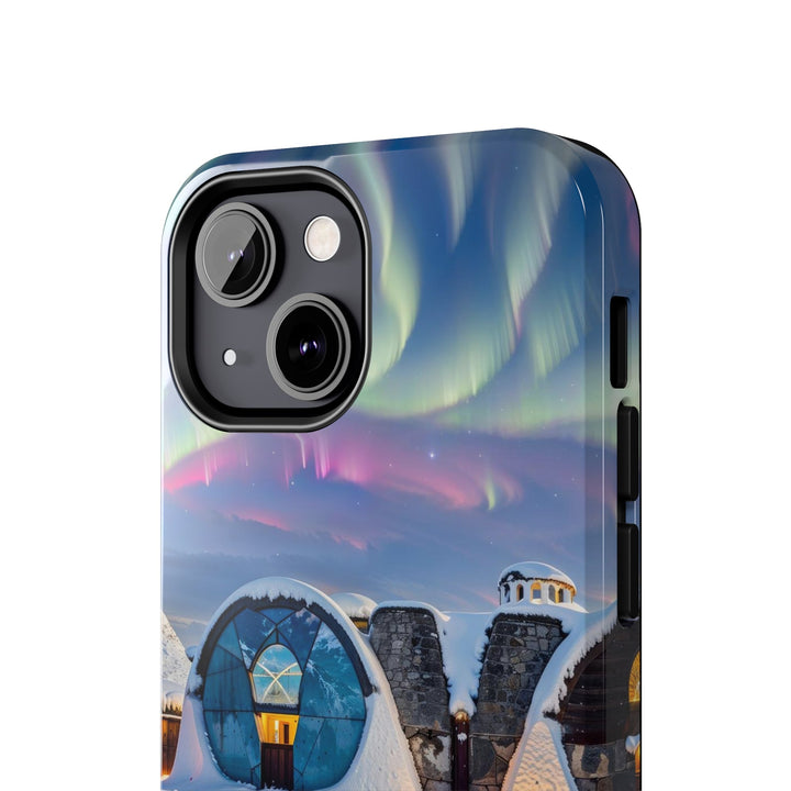 Auroral Arctic Abodes - Tough Phone Case - Phone Case - g(0D·IO) - iPhone 13 Mini - -