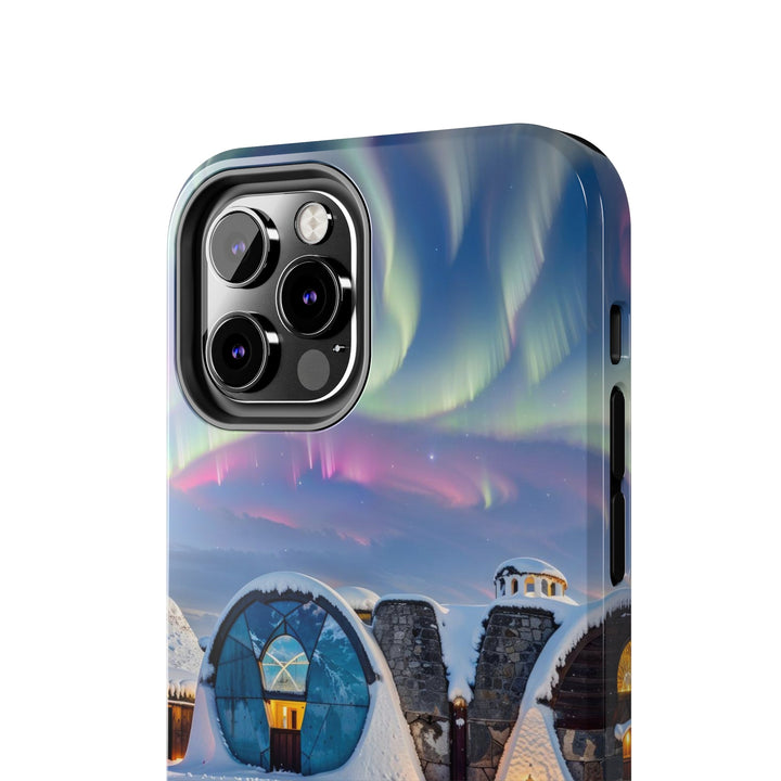 Auroral Arctic Abodes - Tough Phone Case - Phone Case - g(0D·IO) - iPhone 13 Mini - -