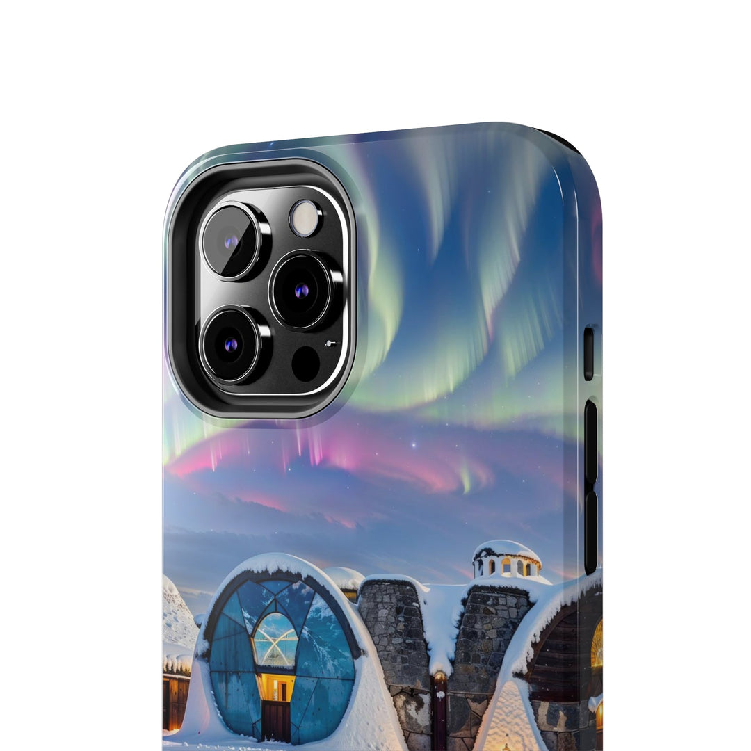 Auroral Arctic Abodes - Tough Phone Case - Phone Case - g(0D·IO) - iPhone 13 Mini - -