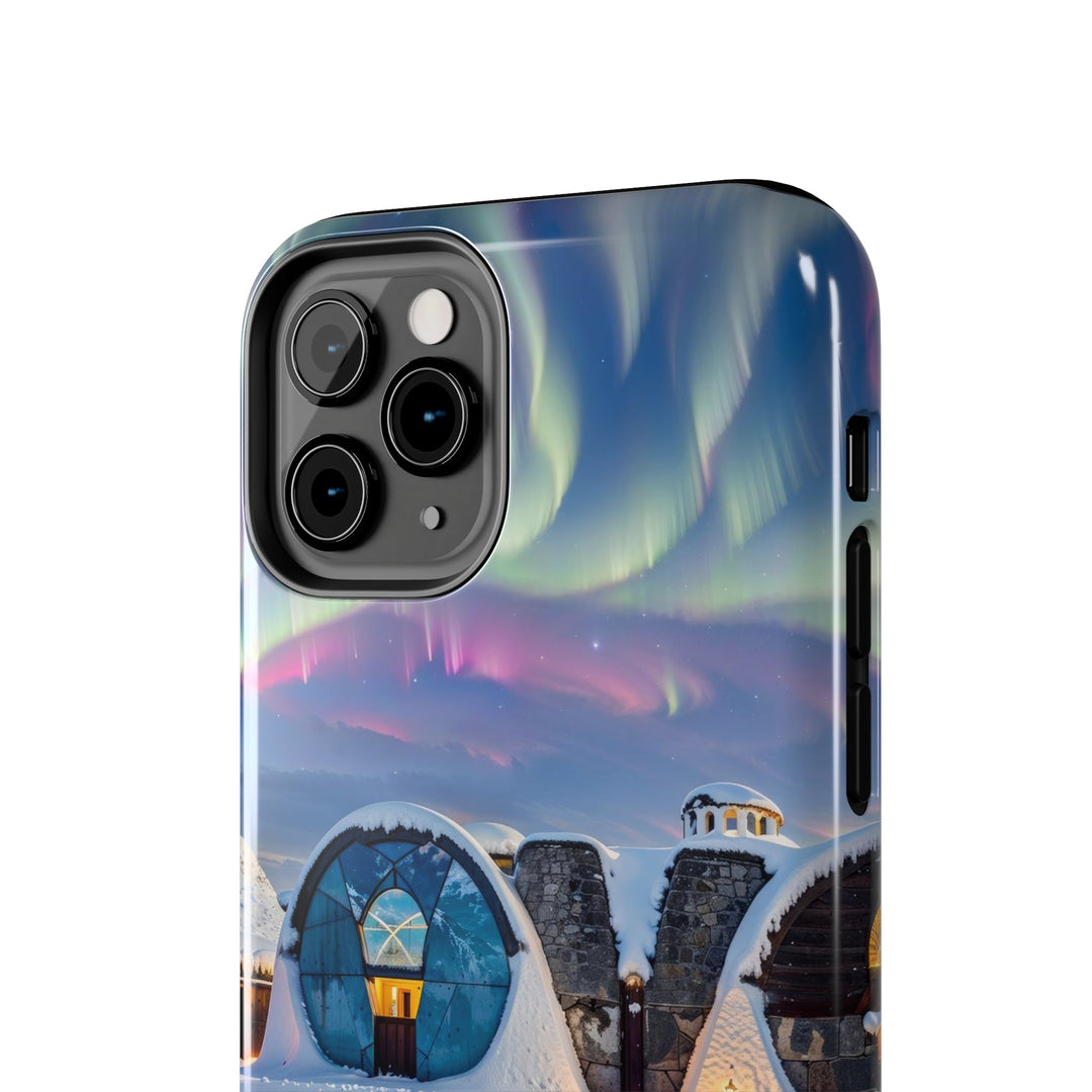 Auroral Arctic Abodes - Tough Phone Case - Phone Case - g(0D·IO) - iPhone 13 Mini - -