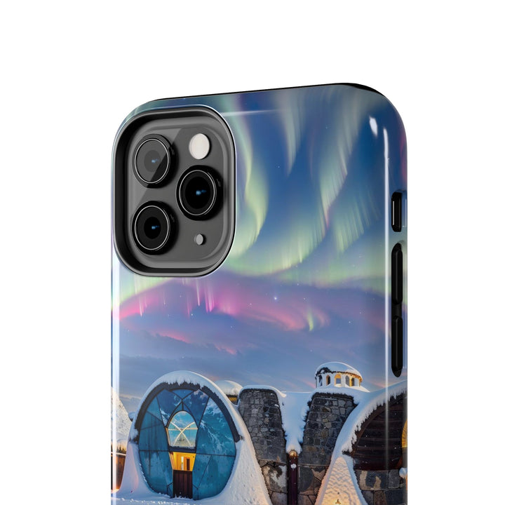 Auroral Arctic Abodes - Tough Phone Case - Phone Case - g(0D·IO) - iPhone 13 Mini - -