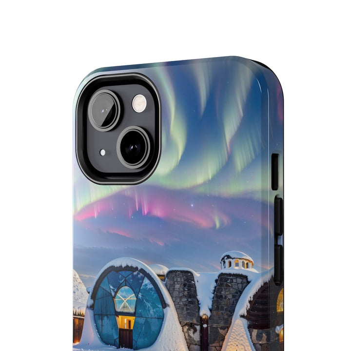 Auroral Arctic Abodes - Tough Phone Case - Phone Case - g(0D·IO) - iPhone 13 Mini - -