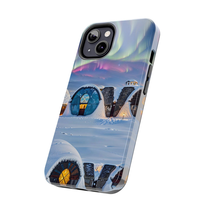 Auroral Arctic Abodes - Tough Phone Case - Phone Case - g(0D·IO) - iPhone 13 Mini - -