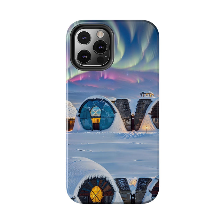 Auroral Arctic Abodes - Tough Phone Case - Phone Case - g(0D·IO) - iPhone 13 Mini - -