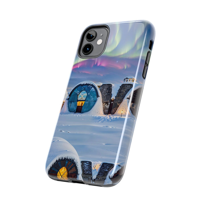 Auroral Arctic Abodes - Tough Phone Case - Phone Case - g(0D·IO) - iPhone 13 Mini - -