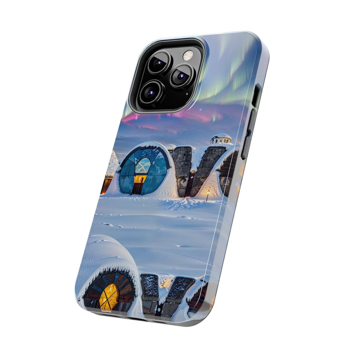 Auroral Arctic Abodes - Tough Phone Case - Phone Case - g(0D·IO) - iPhone 13 Mini - -