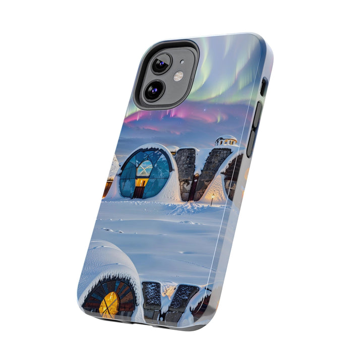 Auroral Arctic Abodes - Tough Phone Case - Phone Case - g(0D·IO) - iPhone 13 Mini - -