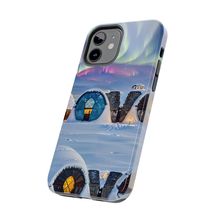 Auroral Arctic Abodes - Tough Phone Case - Phone Case - g(0D·IO) - iPhone 13 Mini - -
