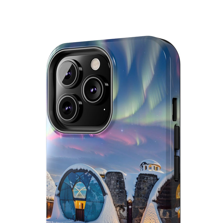 Auroral Arctic Abodes - Tough Phone Case - Phone Case - g(0D·IO) - iPhone 13 Mini - -