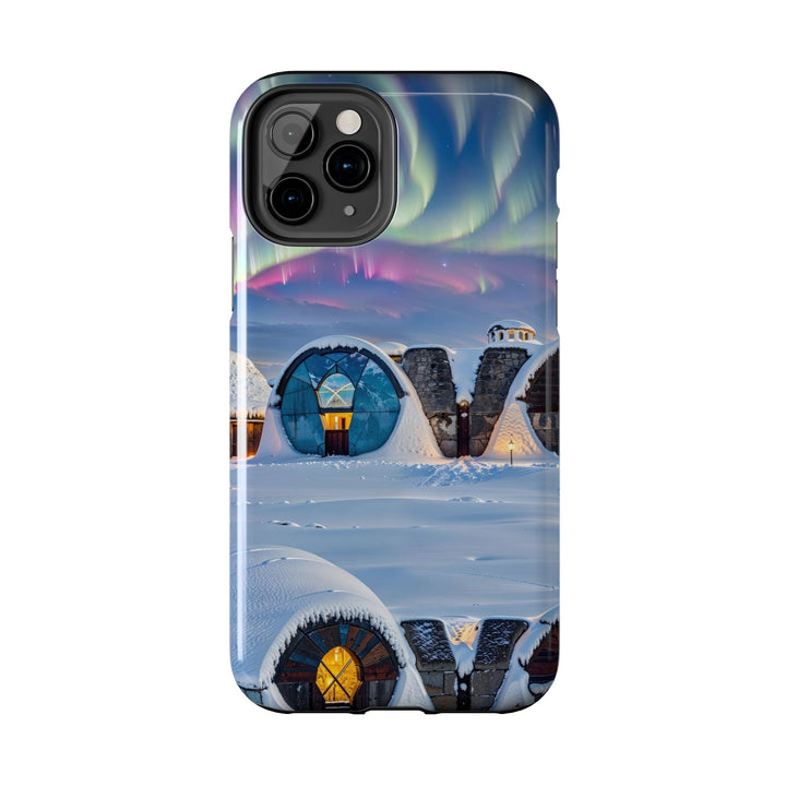 Auroral Arctic Abodes - Tough Phone Case - Phone Case - g(0D·IO) - iPhone 13 Mini - -