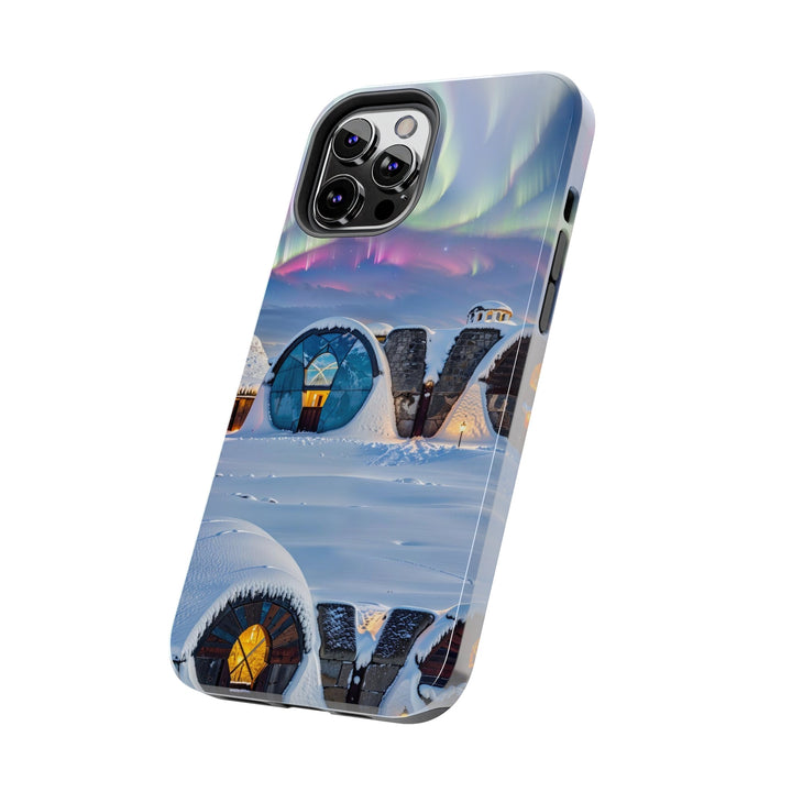 Auroral Arctic Abodes - Tough Phone Case - Phone Case - g(0D·IO) - iPhone 13 Mini - -