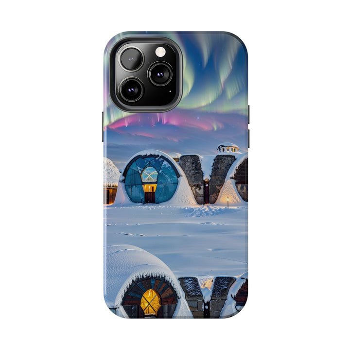 Auroral Arctic Abodes - Tough Phone Case - Phone Case - g(0D·IO) - iPhone 13 Mini - -