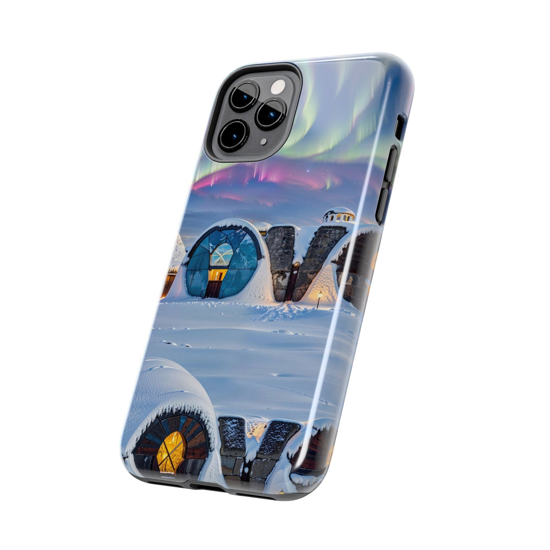 Auroral Arctic Abodes - Tough Phone Case - Phone Case - g(0D·IO) - iPhone 13 Mini - -