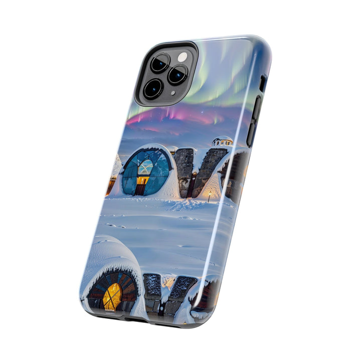 Auroral Arctic Abodes - Tough Phone Case - Phone Case - g(0D·IO) - iPhone 13 Mini - -