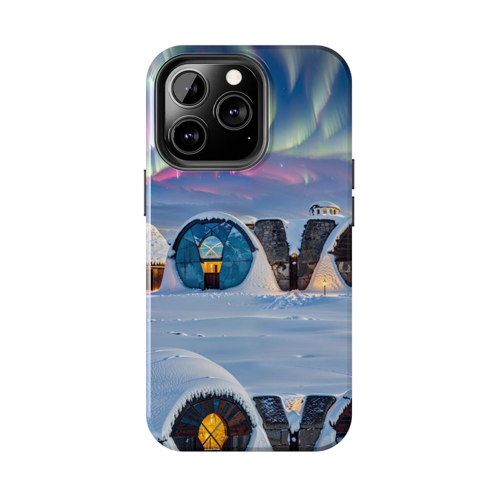 Auroral Arctic Abodes - Tough Phone Case - Phone Case - g(0D·IO) - iPhone 13 Mini - -