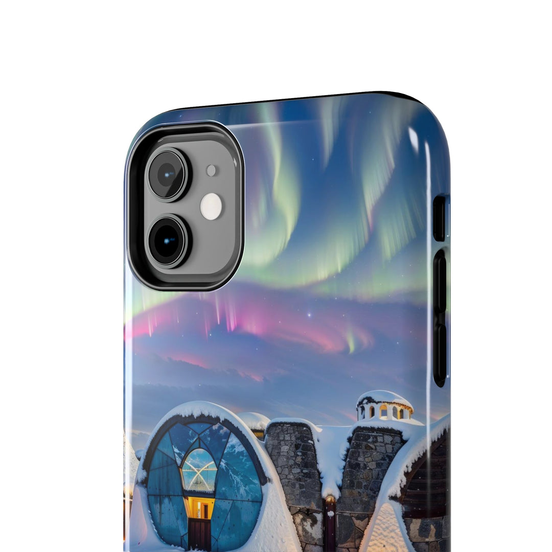 Auroral Arctic Abodes - Tough Phone Case - Phone Case - g(0D·IO) - iPhone 13 Mini - -